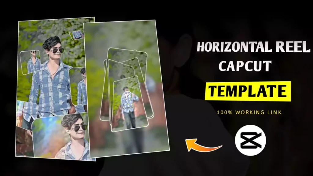 Horizontal Reel Effect Capcut Template