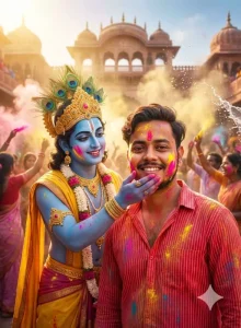 Krishna Holi Ai Photo Editing Prompts Gemini