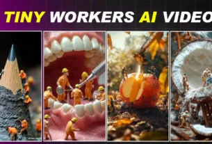 Miniature Workers Ai Video Editing
