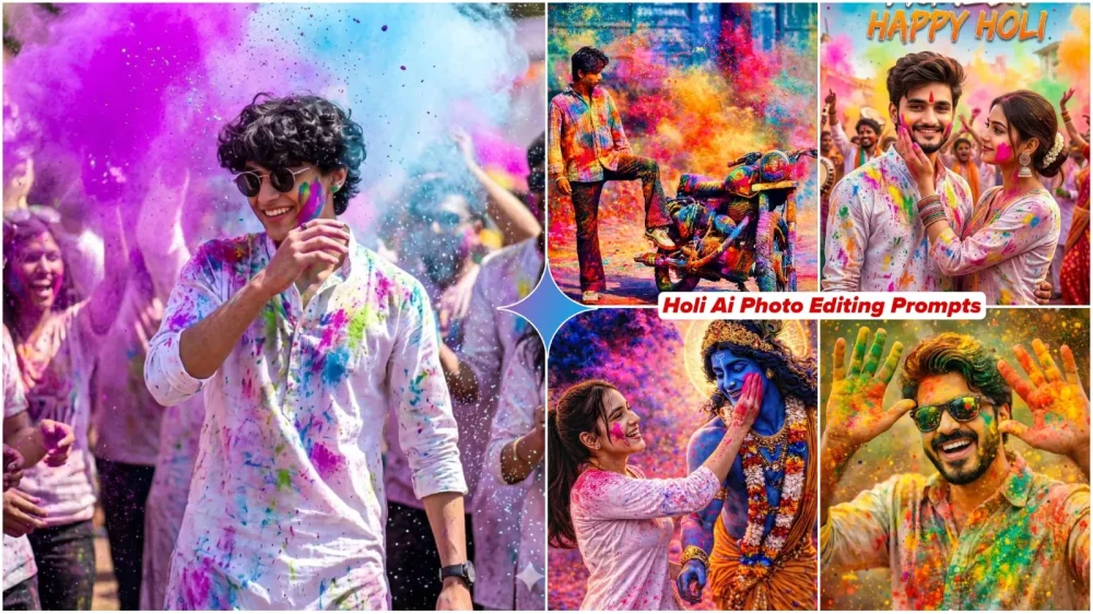 Viral Holi Ai Photo Editing Prompts 2026