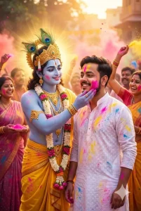 Viral Krishna Holi Ai Photo Editing Prompts