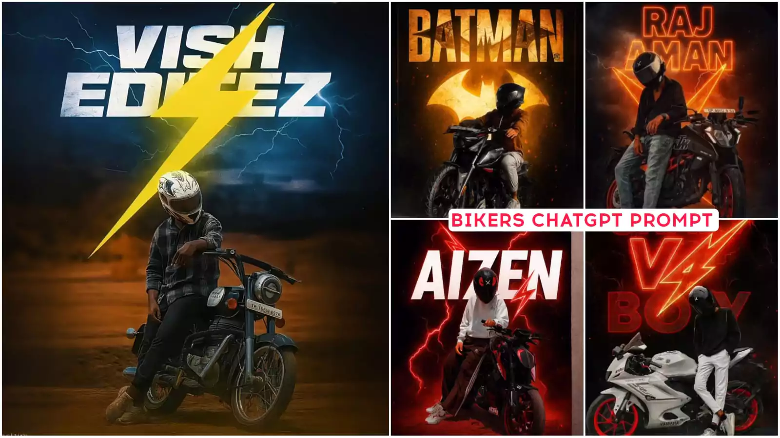 Top 10 Chatgpt Cinematic Bikers Ai Photo Editing