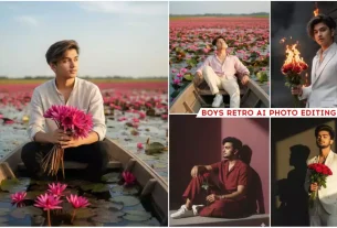 10+ Boys Vintage Retro Style Ai Photo Editing Prompts Free