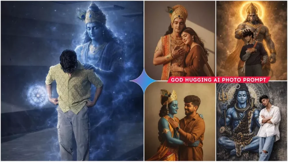 Google Gemini God Hugging Ai Photo Editing prompts
