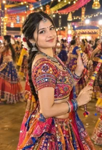 Realistic Navratri Ai Photo Editing Prompt