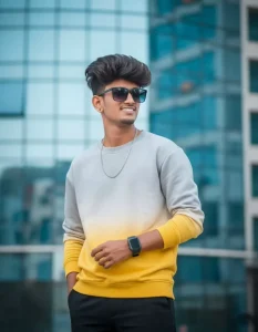 Boys Dual Color Shirt Ai Photo Editing Prompts