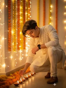 Boys Google Gemini Diwali Ai Photo Editing Prompts