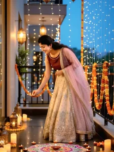 Google Gemini Girls Diwali Ai Photo Editing Prompt
