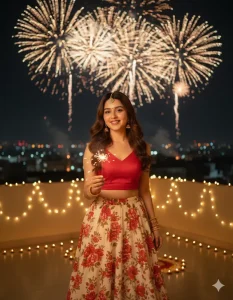 Nano Banana Girls Diwali Ai Photo Editing Prompts Free