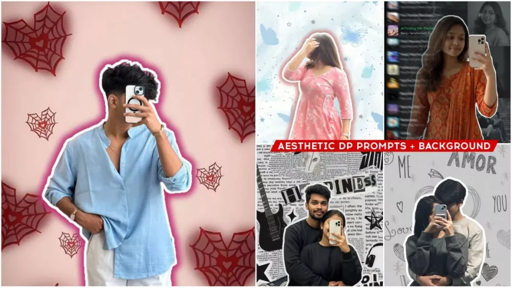 New Google Gemini Aesthetic Dp Ai Photo Editing Prompts & Free Aesthetic backgrounds
