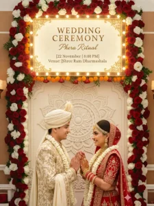 Realistic Google Gemini Weeding Card Ai Photo Editing Prompts