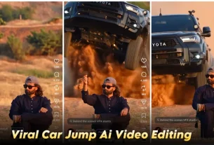 Car Jumping Ai Video Editing Prompt