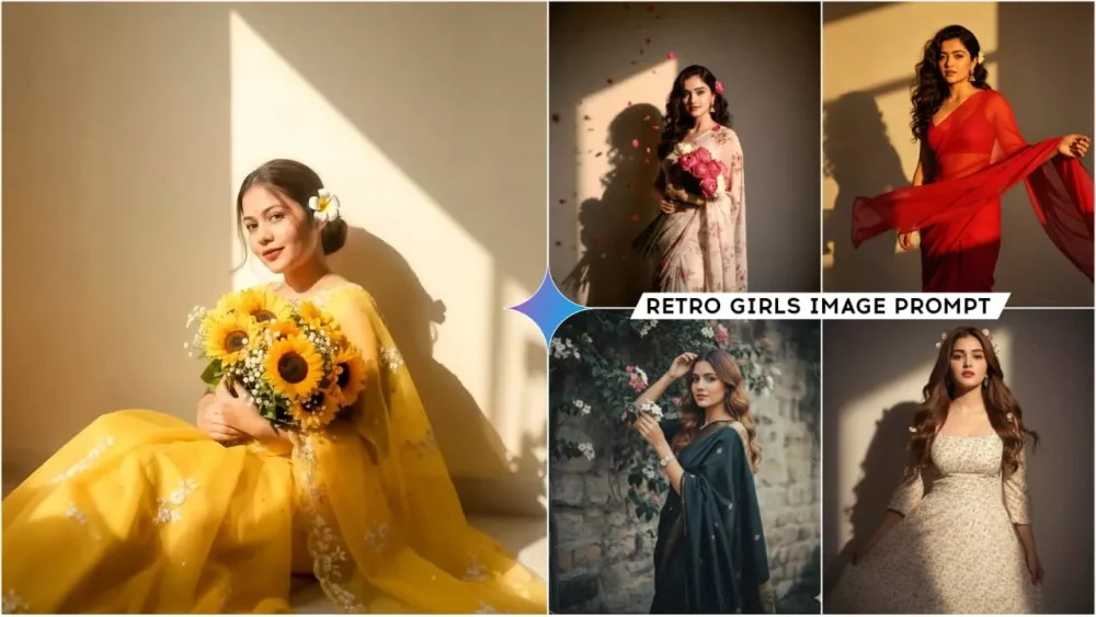 Google Gemini Girl Retro Ai Photo Editing Prompts