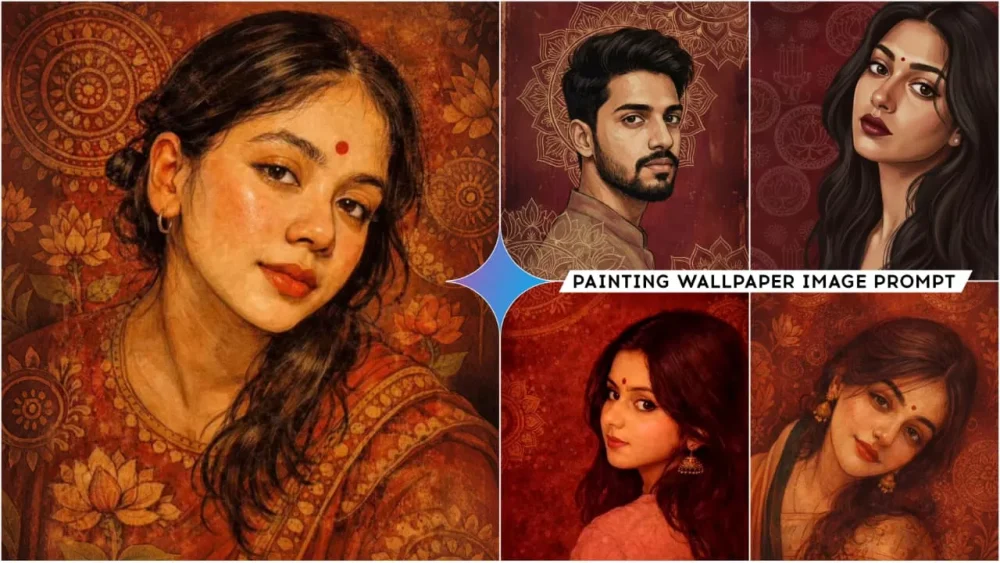 Google Gemini Painting Wallpaper Ai Photo Editing Prompts New Trend