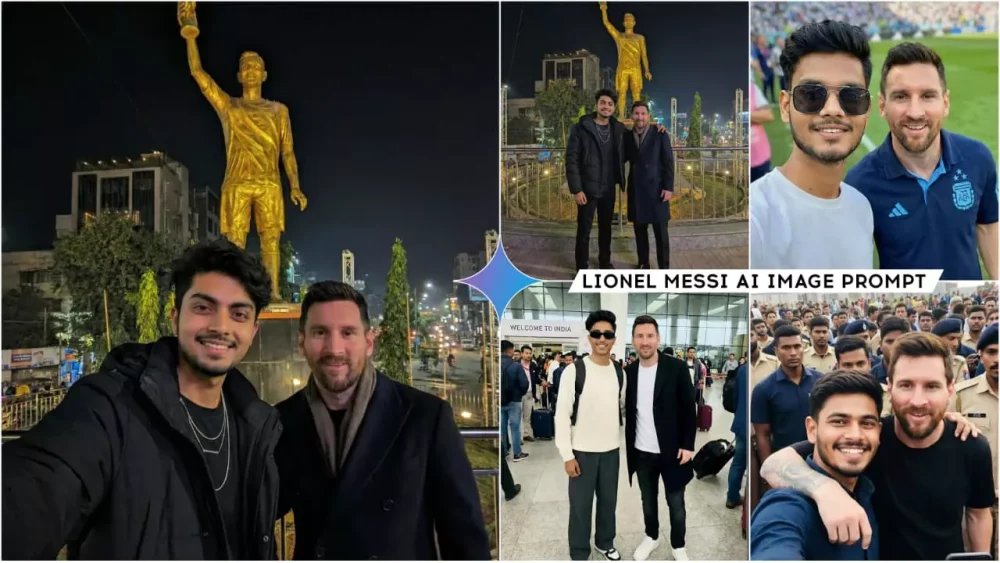 Lionel Messi AI Photo Editing Prompts Google Gemini 2025