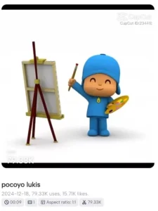 Pocoyn Capcut Template 2025