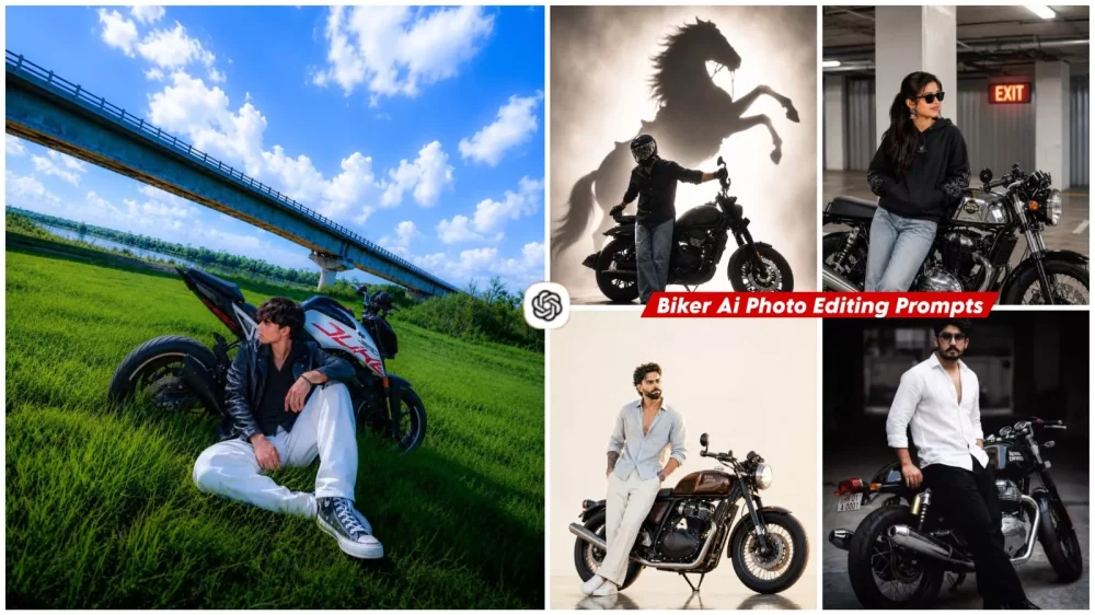 Aesthetic Biker Ai Photo Editing Prompt 2026