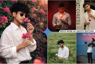 Google Gemini Boys Rose In Hand Ai Photo Editing Prompts Realistic