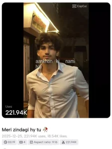 New Hindi Lyrics Capcut Template New Trend