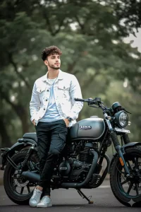 Realistic Biker Ai Photo Editing Prompt