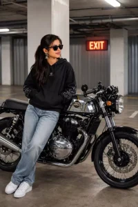 Trending Biker Ai Photo Editing Prompt Girls