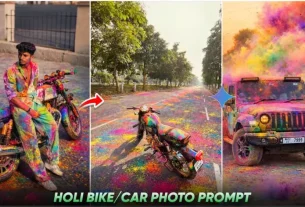 Bike Car Holi Ai Photo Editing Prompts