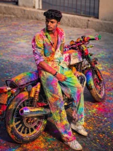 Bike Holi Ai Photo Editing Prompts 2026
