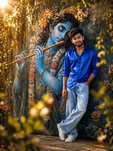 Boys With Lord Krishna Ai Photo Editing Prompts