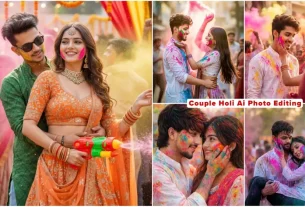 Couples Holi Ai Photo Editing Prompts