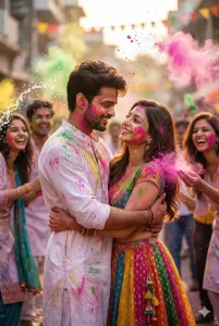 Happy Holi Ai Photo Editing Prompts For Couples