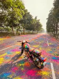 Trending Bike Holi Ai Photo Editing Prompts