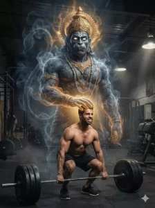 Viral Hanuman Ji Gym Ai Photo Prompts
