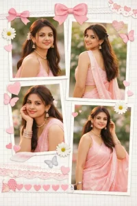 Girls Collage Ai Photo Editing Prompts With Real Face