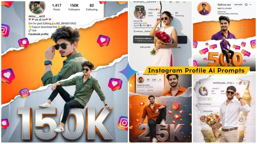 Instagram Profile Ai Photo Editing Prompt - Google Gemini Prompt 2026