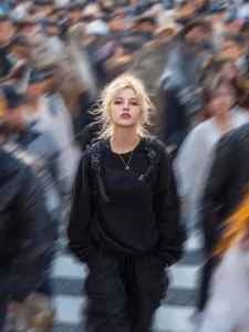 Motion Blur Ai Photo Editing Prompt With Real Face
