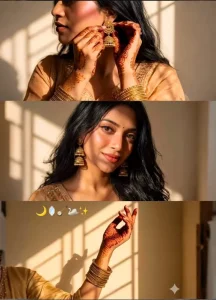 Natural Girl Aesthetic Grid Ai Photo Editing Prompts