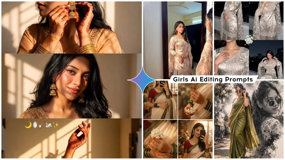 Natural Girl Aesthetic Grid Ai Photo Editing Prompts Google Gemini