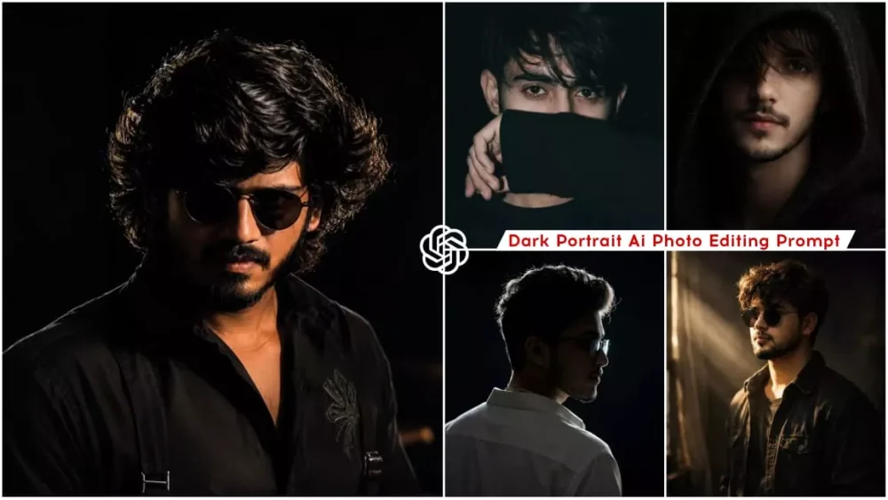 Dark Portrait Ai Photo Editing Prompts Chatgpt