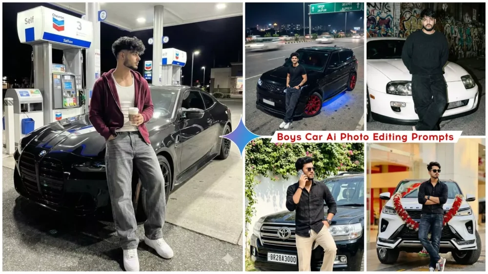 Gemini Boys Car Ai Photo Editing Prompts