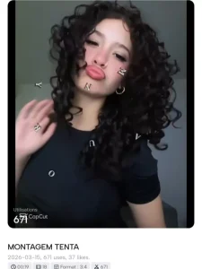 New Trend Montagem Tentana Capcut Template Link