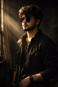 Realistic Look Dark Portrait Ai Photo Editing Prompts