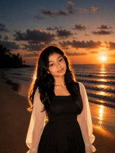 Girls Sunset Ai Photo Editing Prompts Chatgpt