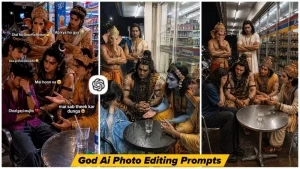 God Meeting Girl & Boy Ai Photo Prompt
