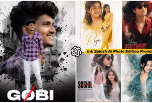 Ink Splash Effect Ai Photo Editing Prompts 2026
