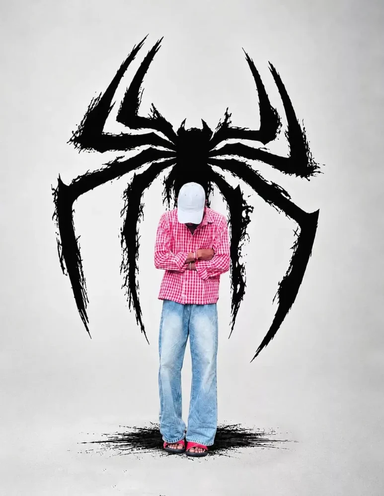 Spider Aesthetic Poster Ai Photo Prompt