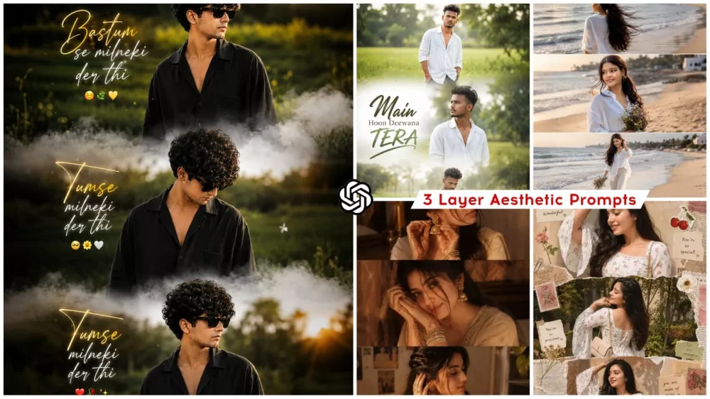 Three Layer Aesthetic Ai Photo Prompts