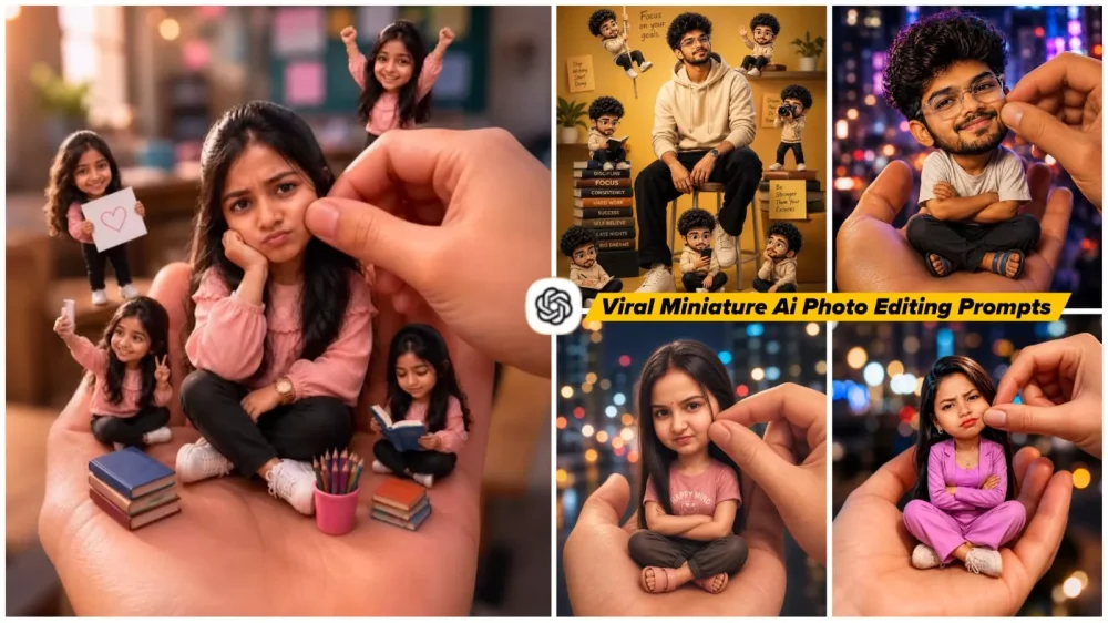 Trending Miniature Ai Photo Editing Prompts