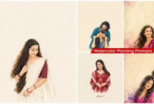 Watercolour Ai Photo Editing Prompt