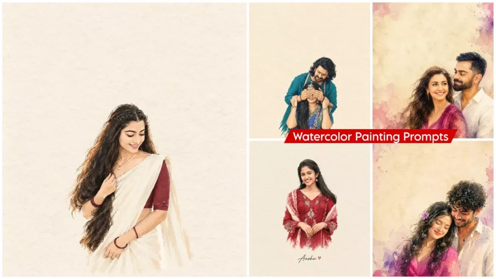 Watercolour Ai Photo Editing Prompt