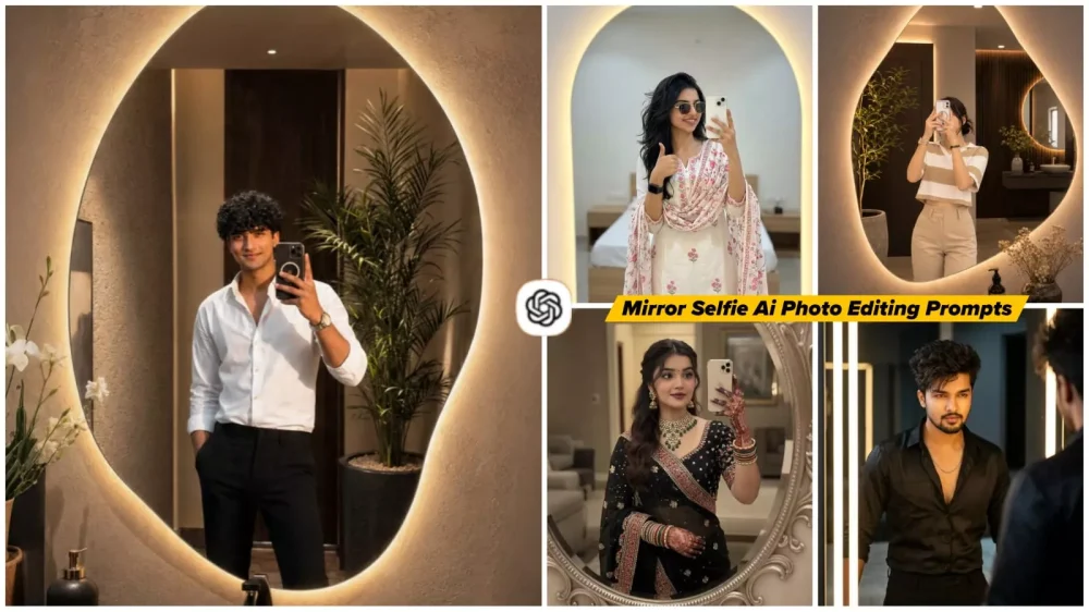 Mirror Selfie Ai Photo Editing Prompt